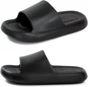 New Cloud Slides for Women and Men - Non-Slip Thick Sole Pillow Slippers, Soft, Comfy, Relax Shower Sandals, Easy to Clean, Indoor and Outdoor Shoes