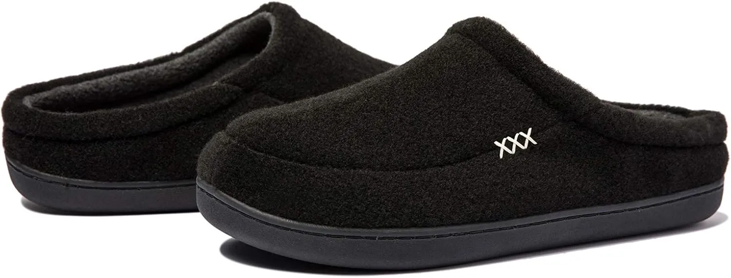 NewDenBer Women's Cozy Memory Foam Slippers Soft Fleece Lined Slip on Indoor Outdoor House Shoes
