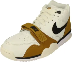 Nike Air Trainer 1 Essential Mens Trainers FQ8225 Sneakers Shoes (UK 6.5 US 7.5 EU 40.5, Summit White Black Bronze 100)