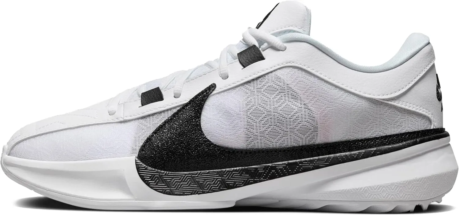 Nike Giannis Freak 5 (Team) Basketball Shoes (DZ2946-100, White/White/Black)