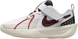 Nike G.T. Cut 3 Little Kids' Basketball Shoes (FD7034-103, White/Black/Bronzine/University Red) Size 10.5