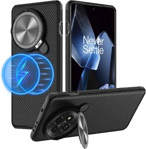 Nillkin for OnePlus 13 Magnetic Case with Kickstand, Compatible with Magsafe, CamShield Prop for one plus13 5G Phone case with Camera Cover 6.82 inch Black