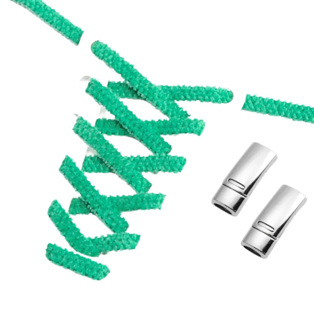 No tie shoelaces fluffy 6 mm magnet