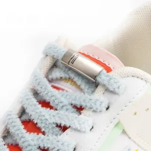 No tie shoelaces fluffy 6 mm magnet