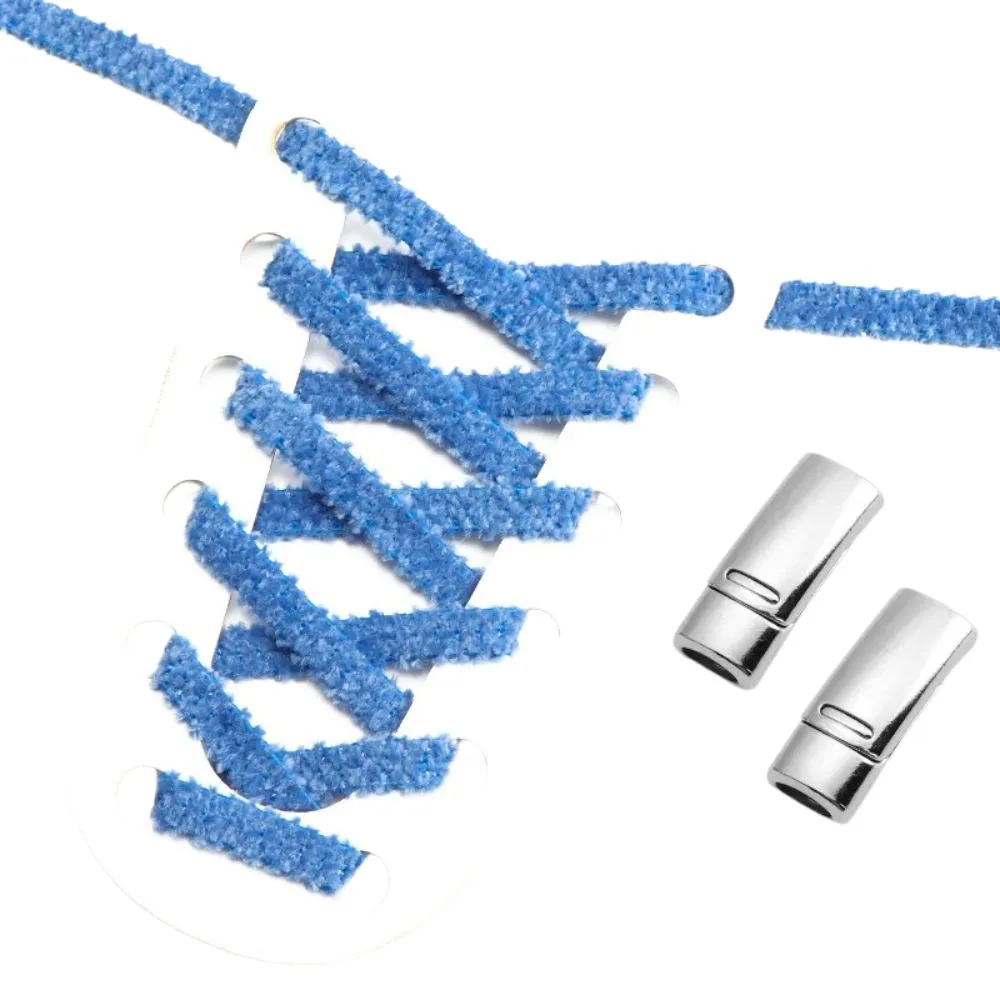No tie shoelaces fluffy 6 mm magnet