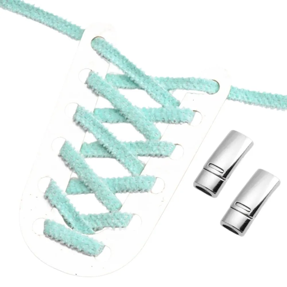 No tie shoelaces fluffy 6 mm magnet