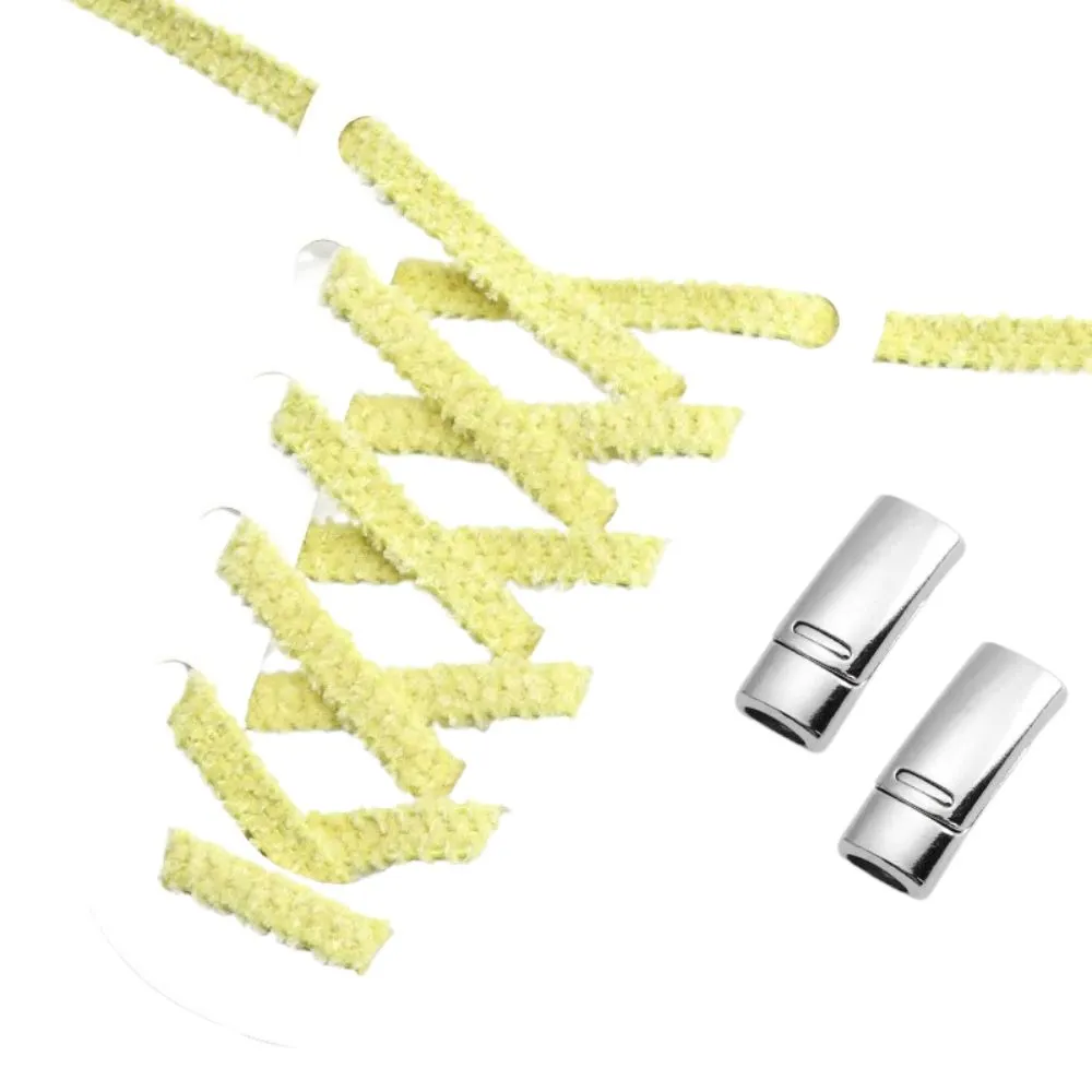 No tie shoelaces fluffy 6 mm magnet