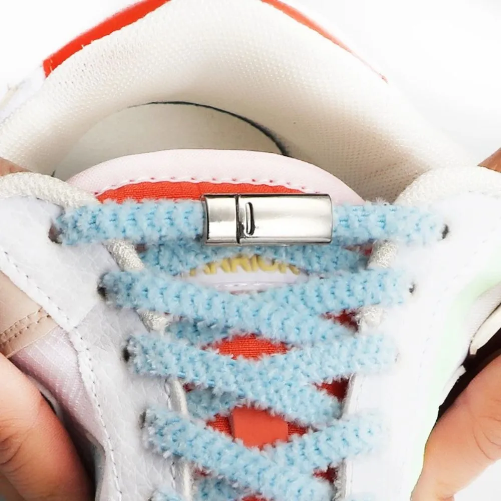 No tie shoelaces fluffy 6 mm magnet