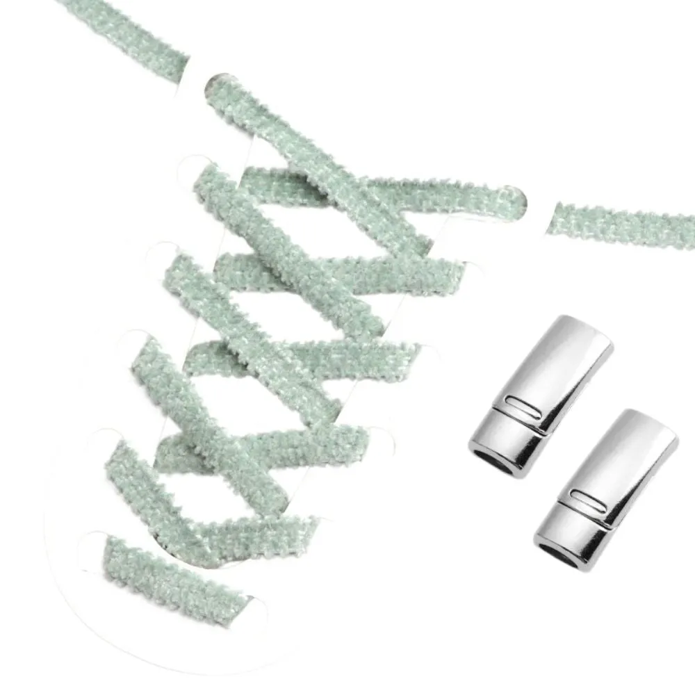 No tie shoelaces fluffy 6 mm magnet