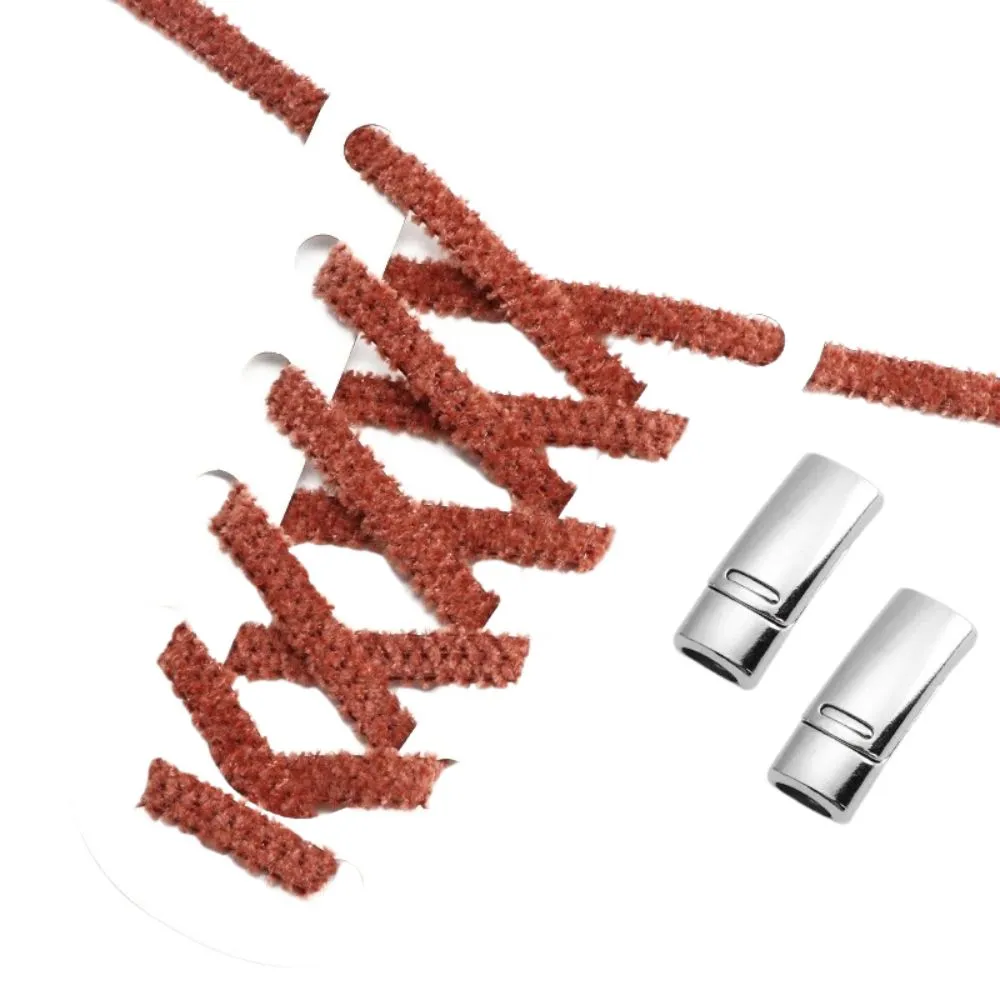 No tie shoelaces fluffy 6 mm magnet