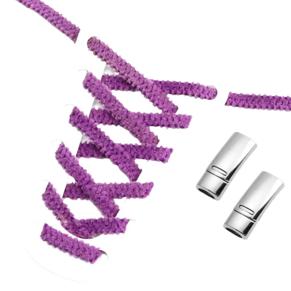 No tie shoelaces fluffy 6 mm magnet