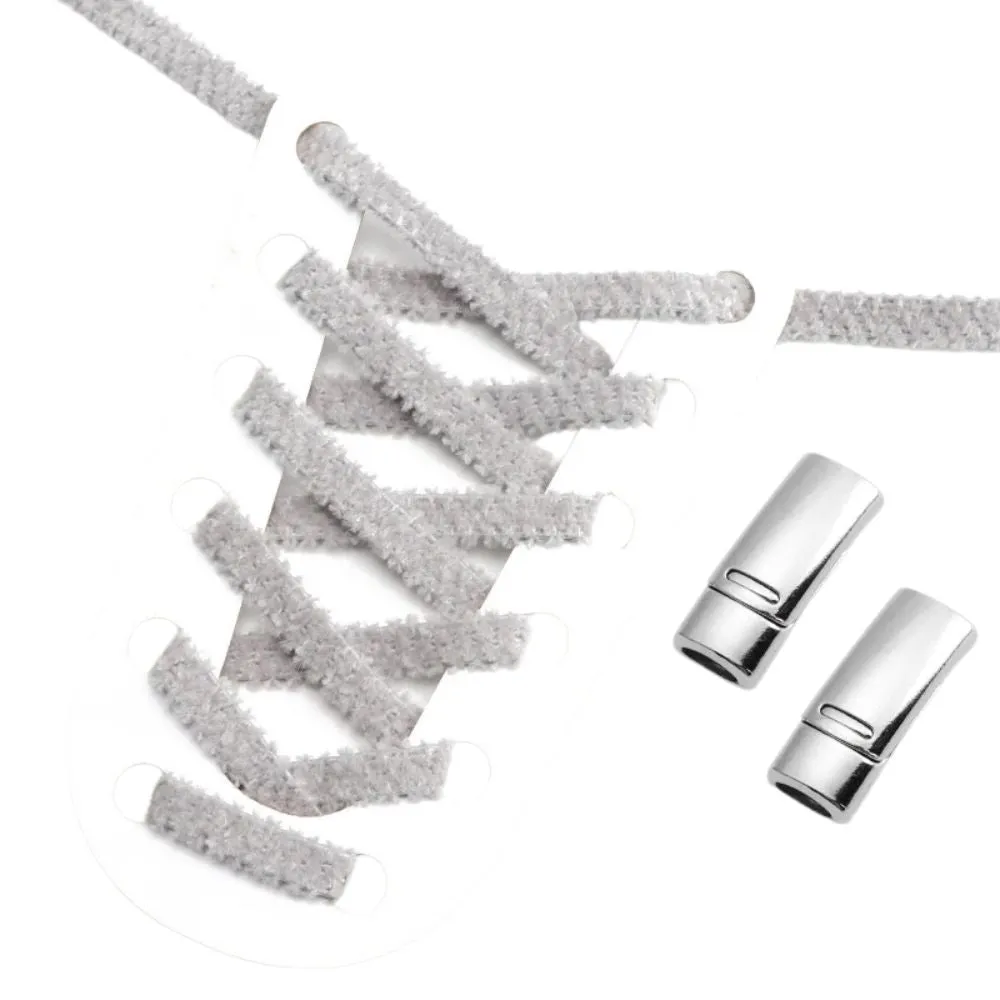 No tie shoelaces fluffy 6 mm magnet