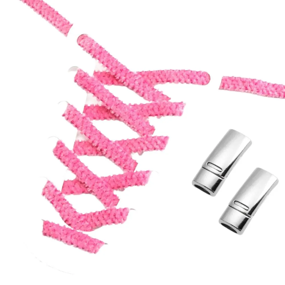 No tie shoelaces fluffy 6 mm magnet