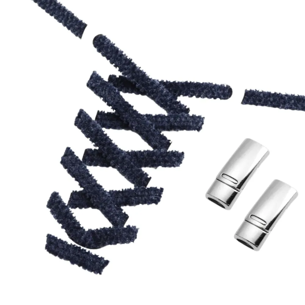 No tie shoelaces fluffy 6 mm magnet