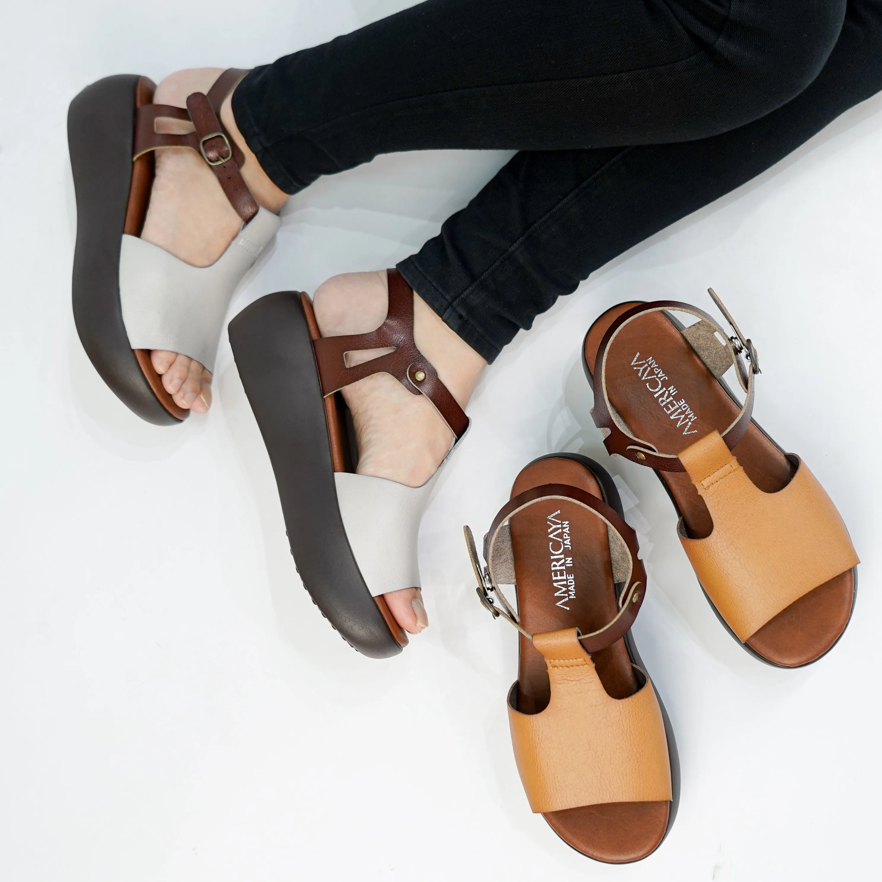 No.8306A Thick Wedge Sole Sandal