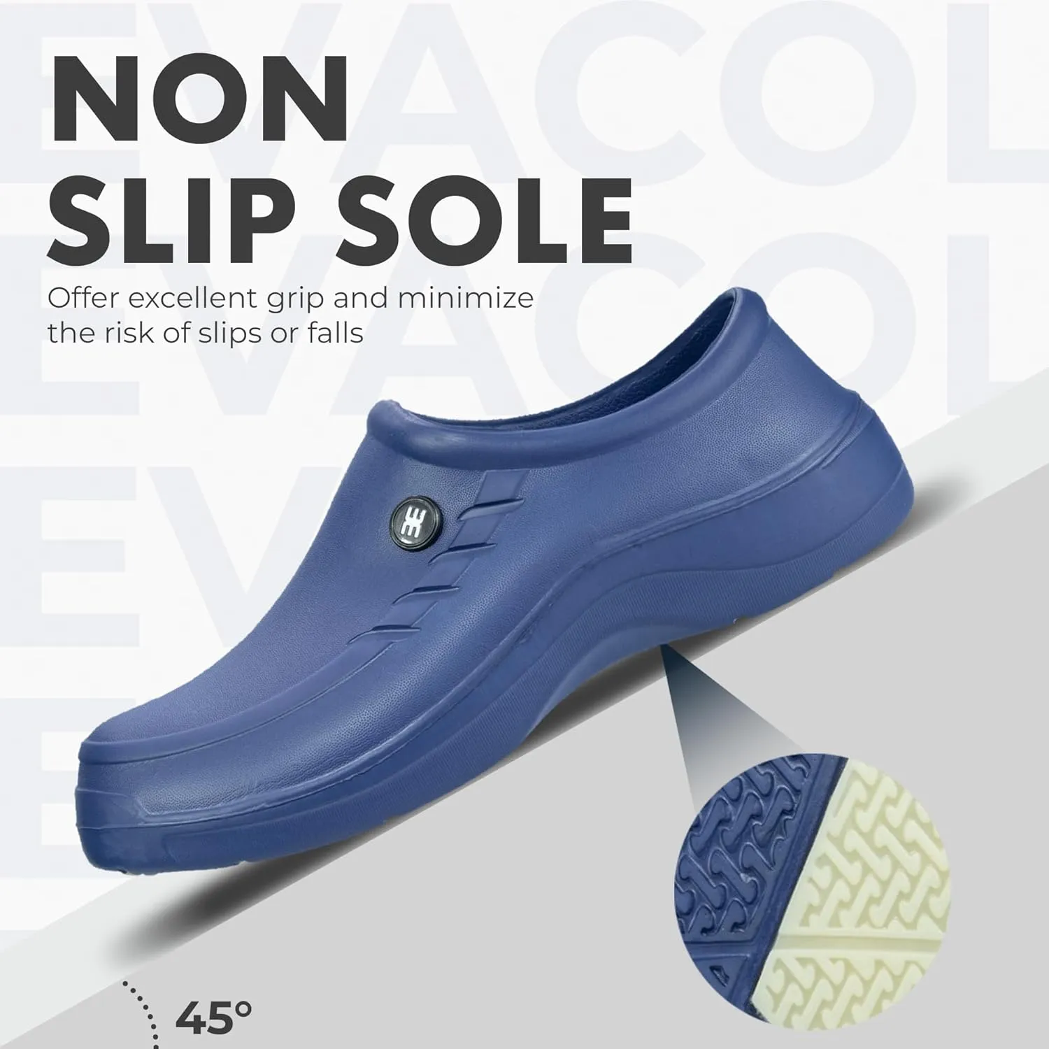 Non Slip Shoes for Men - Slip On Clogs, Comfortable Work Shoes