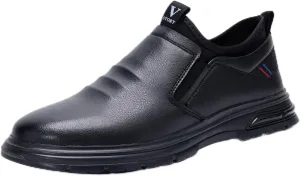 Non Slip Work Shoes for Men Waterproof Slip on Slip Resistant Shoes，Comfortable Food Service Kitchen Restaurant Chef Work Shoes