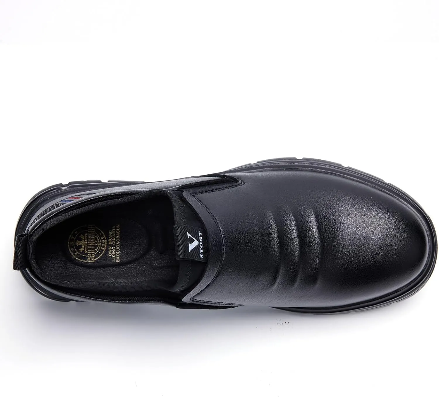 Non Slip Work Shoes for Men Waterproof Slip on Slip Resistant Shoes，Comfortable Food Service Kitchen Restaurant Chef Work Shoes