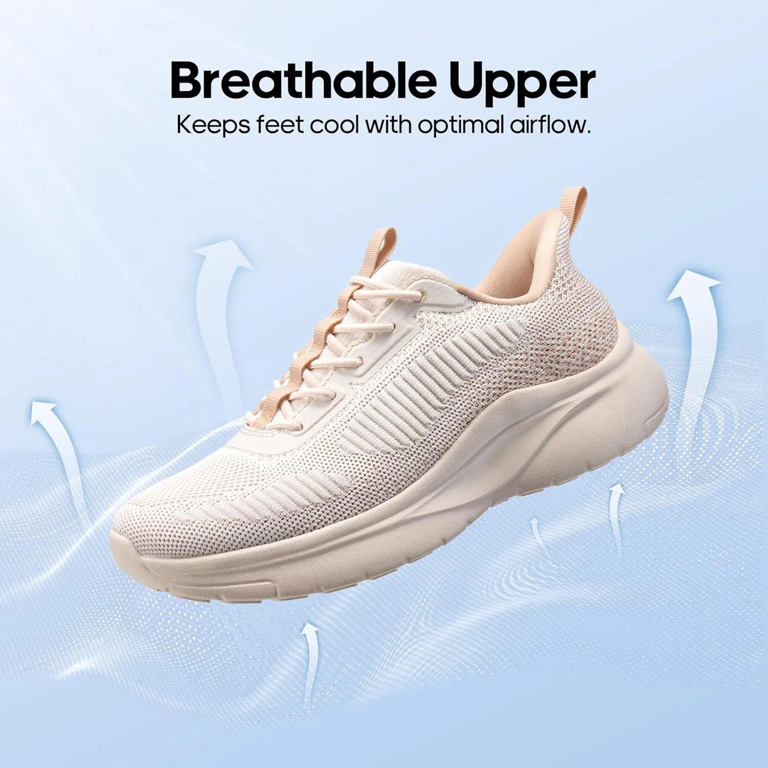 NORTIV 8 Women's Slip on Walking Shoes Tennis Lightweight Gym Sneakers ActiveFlow Workout Breathable Hands-Free Cross Trainer Comfortable Fashion Sneakers