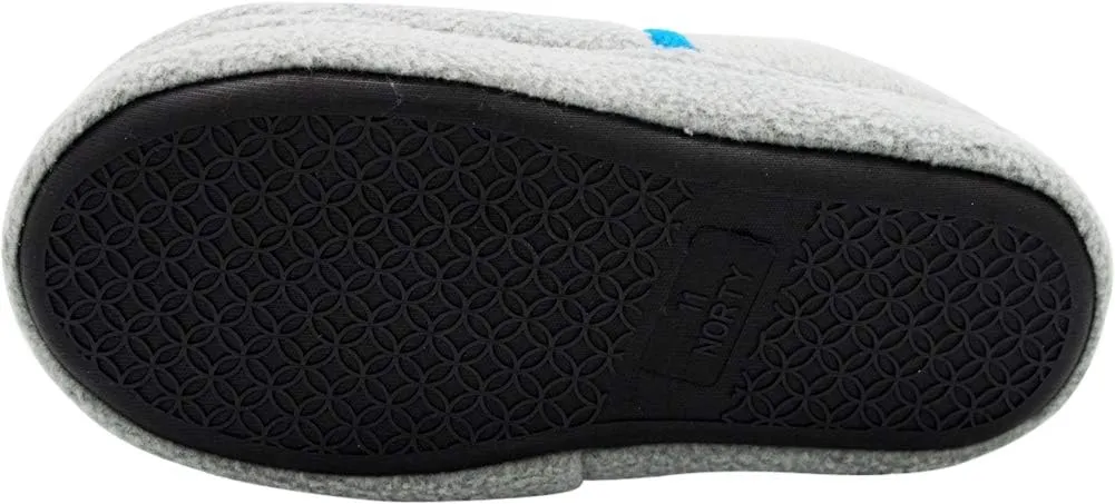 NORTY Fleece Slippers for Boys - Slip-On Toddler House Shoes with a Memory Foam Footbed - Runs One Size Small