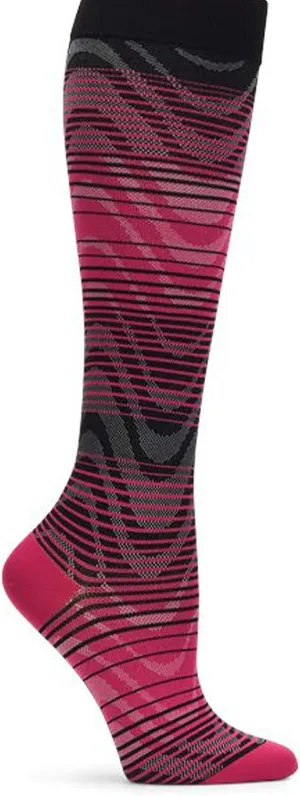 Nurse Mates Active 15-20 mmHg Compression Socks (Pink Wave)