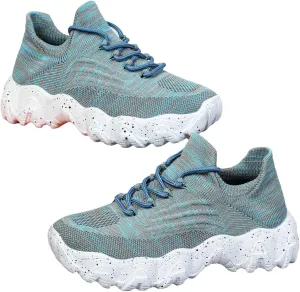 Nursebabes Sneakers, Breathable Non-Slip Lightweight Lace up Mesh Orthopedic Running Sneakers, Slip on Sneakers Women
