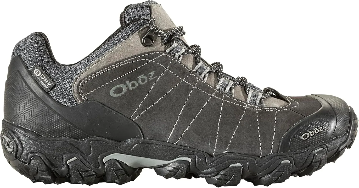 Oboz Men's Bridger Low B-Dry Waterproof Hiking Shoe
