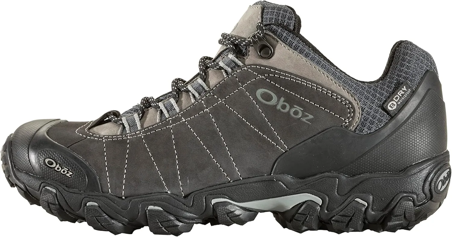 Oboz Men's Bridger Low B-Dry Waterproof Hiking Shoe