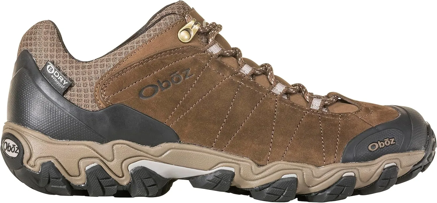 Oboz Men's Bridger Low B-Dry Waterproof Hiking Shoe
