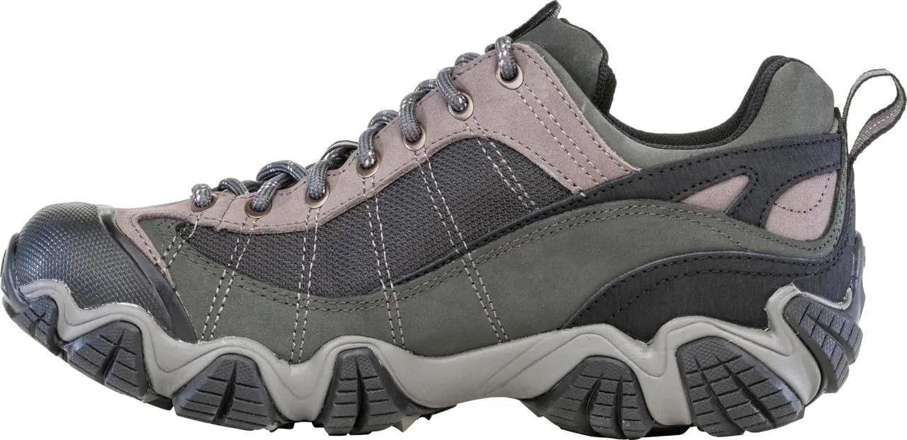 Oboz Men's Firebrand II Low B-Dry, Gray, 10.5 Wide