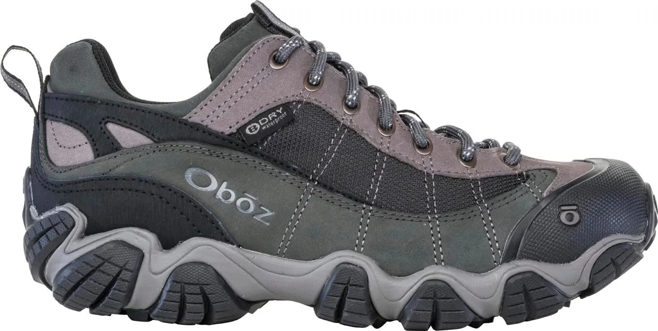 Oboz Men's Firebrand II Low B-Dry, Gray, 10.5 Wide