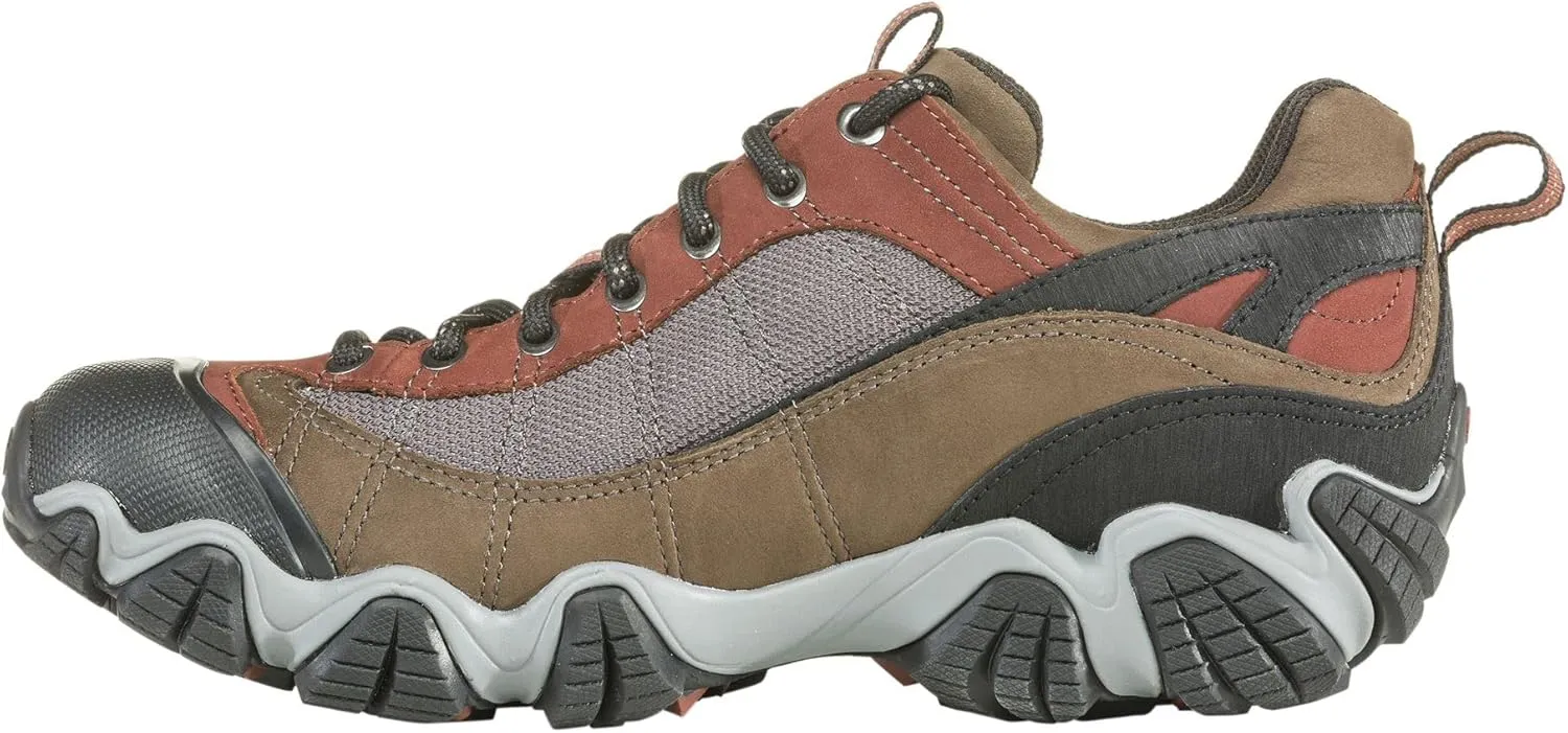 Oboz Men's Firebrand Ii Low B-Dry Waterproof Hiking Shoes, Wide Earth 10.5