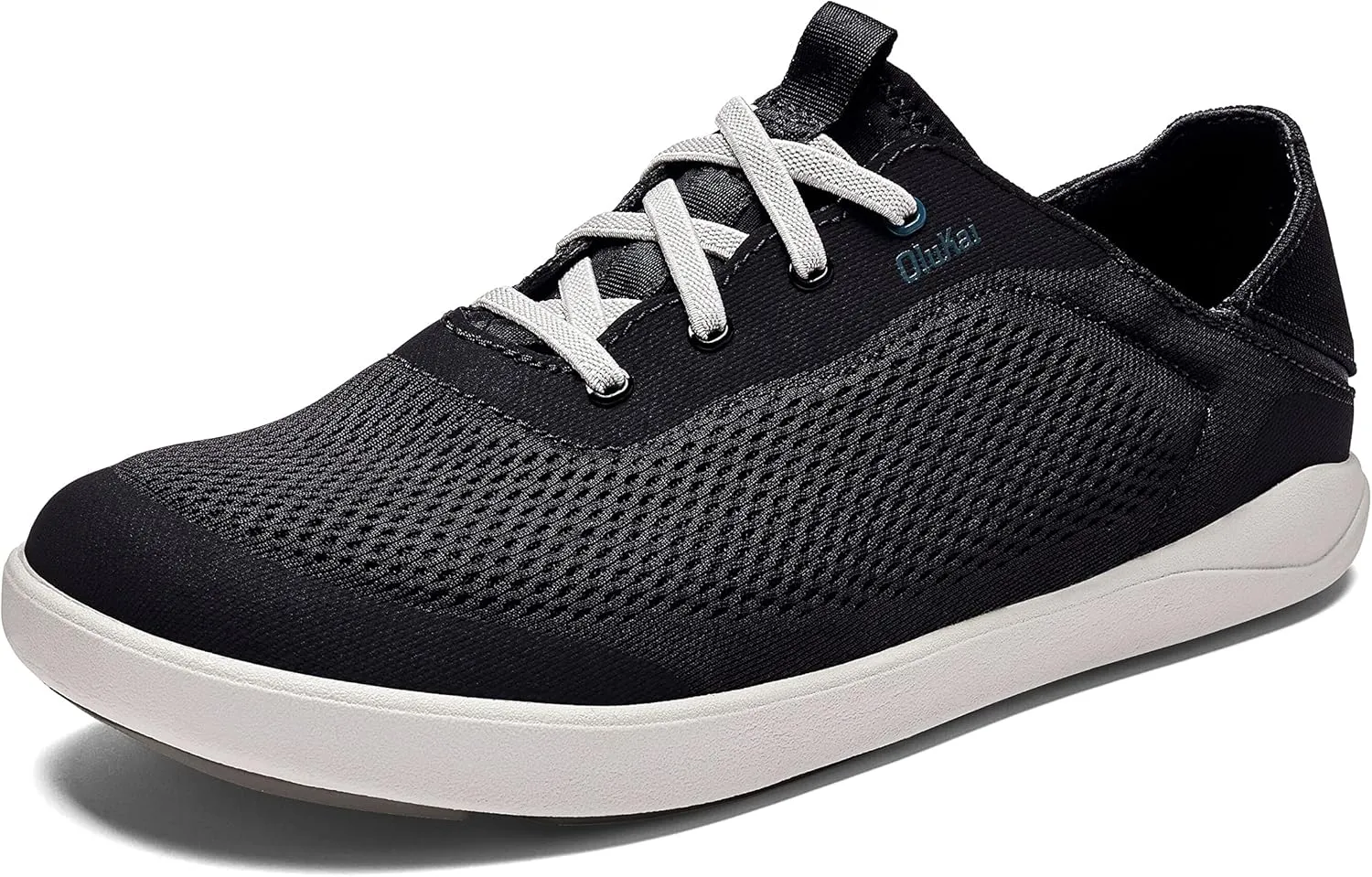 OLUKAI Moku Pae Men's Boat Shoes, Water Resistant & Breathable Mesh, Easy Slip On Design, Quick-Drying & Enhanced Traction