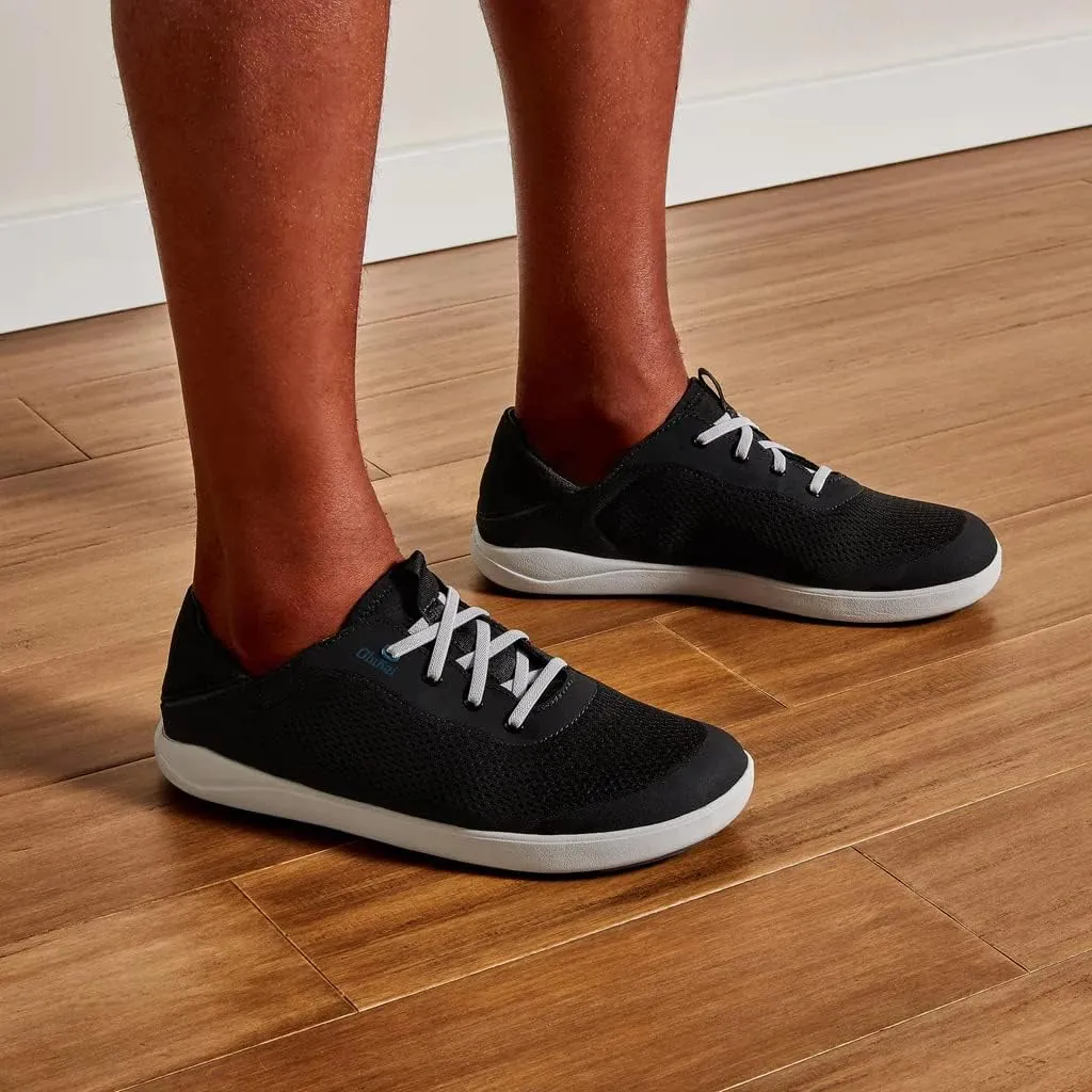 OLUKAI Moku Pae Men's Boat Shoes, Water Resistant & Breathable Mesh, Easy Slip On Design, Quick-Drying & Enhanced Traction