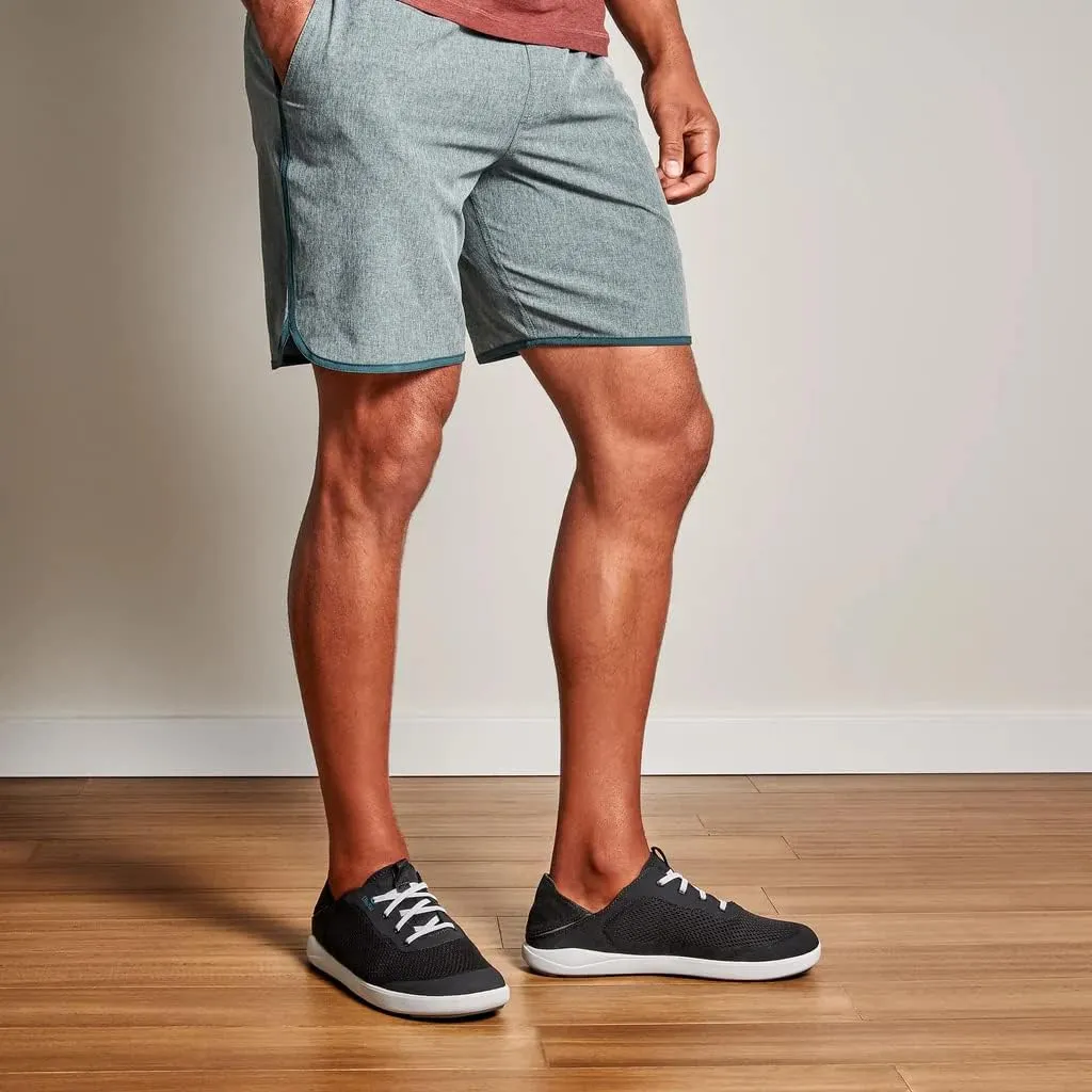 OLUKAI Moku Pae Men's Boat Shoes, Water Resistant & Breathable Mesh, Easy Slip On Design, Quick-Drying & Enhanced Traction