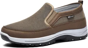 Orthowalkway Mens Shoes Plush Mens Orthopedic Slip On Shoes Outdoor Non Slip Orthopedic Sneakers