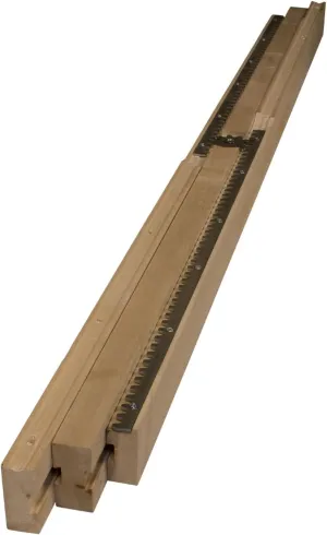 Osborne Equalizer Wooden Table Slide Set, 50" (Allows for 49" Opening), Extension Slides for Pedestal Table, Easy Installation, Smooth Extension