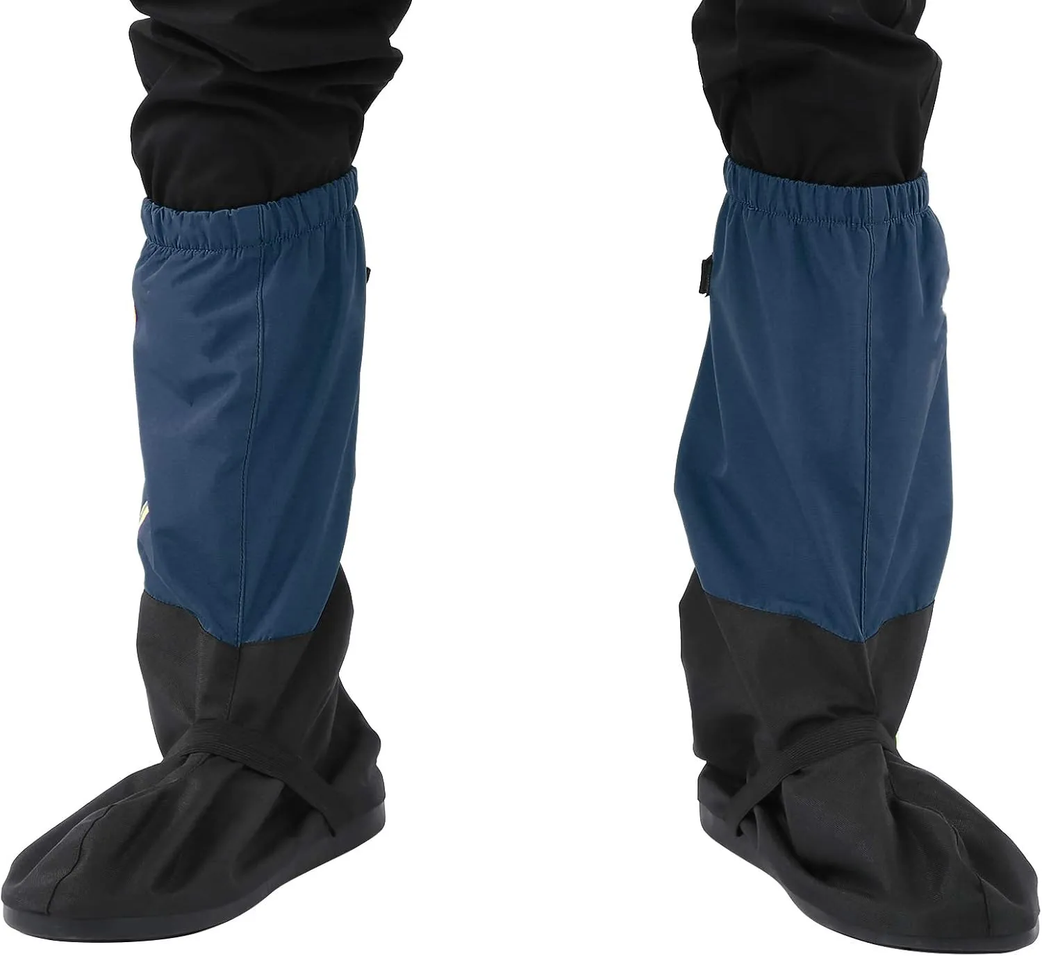 Outdoor Tube All Wrap Sandproof Shoe Covers for Hiking with Sole Texture and Night Reflective Band, Includes Net for Storage