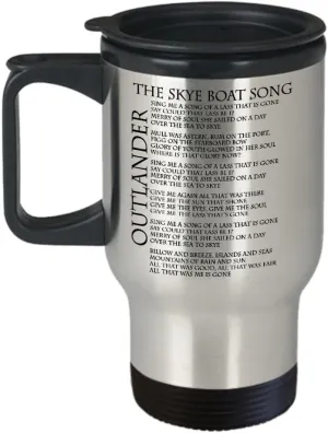 Outlander Mug With Skye Boat Song Travel Coffee Cup