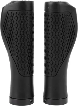 Pair of Cycling Handlebar Grips Rubber Anti Slip Shock Absorbing Ergonomic Cycle Locking Handle Grips