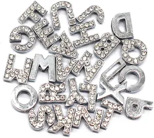 Parisian Pet '10 mm Slide Letters A-Z (10 pk)' for Dogs & Cats – Customizable & Fun Pet Accessory, Clear