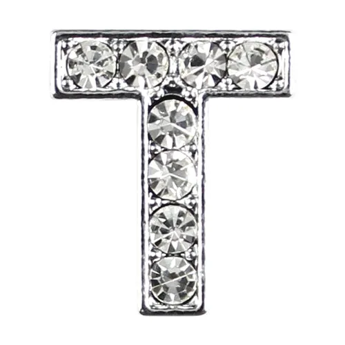 Parisian Pet '10 mm Slide Letters A-Z (10 pk)' for Dogs & Cats – Customizable & Fun Pet Accessory, Clear