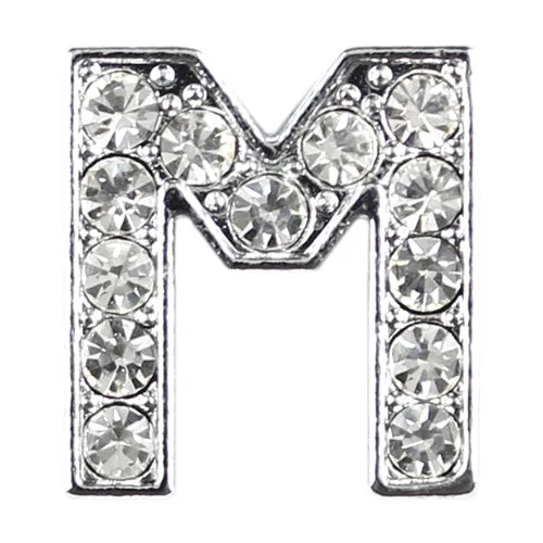 Parisian Pet '10 mm Slide Letters A-Z (10 pk)' for Dogs & Cats – Customizable & Fun Pet Accessory, Clear