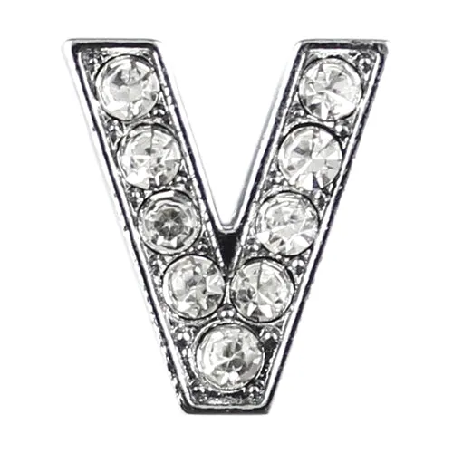Parisian Pet '10 mm Slide Letters A-Z (10 pk)' for Dogs & Cats – Customizable & Fun Pet Accessory, Clear