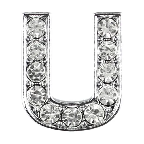 Parisian Pet '10 mm Slide Letters A-Z (10 pk)' for Dogs & Cats – Customizable & Fun Pet Accessory, Clear