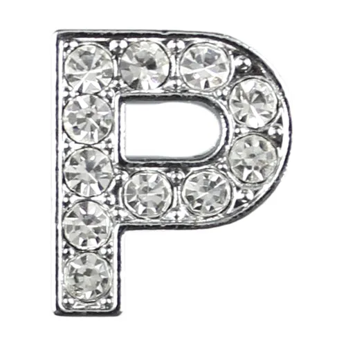 Parisian Pet '10 mm Slide Letters A-Z (10 pk)' for Dogs & Cats – Customizable & Fun Pet Accessory, Clear