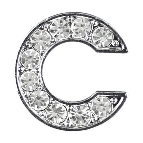 Parisian Pet '10 mm Slide Letters A-Z (10 pk)' for Dogs & Cats – Customizable & Fun Pet Accessory, Clear