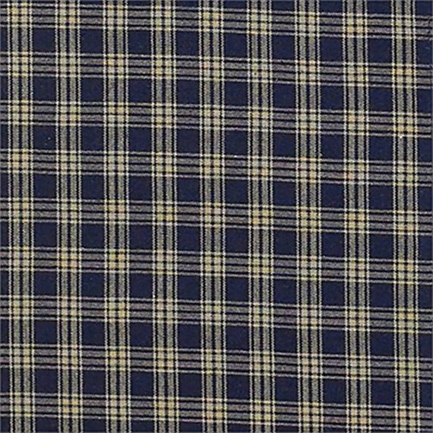 Park Designs Sturbridge Lined Panel Pair – Navy | 72" x 84" Window Curtains | Farmhouse & Country Chic Decor | Rod Pocket Panels with Tie-Backs | Primitive Plaid Drapes | Cotton | 2 Panels Included