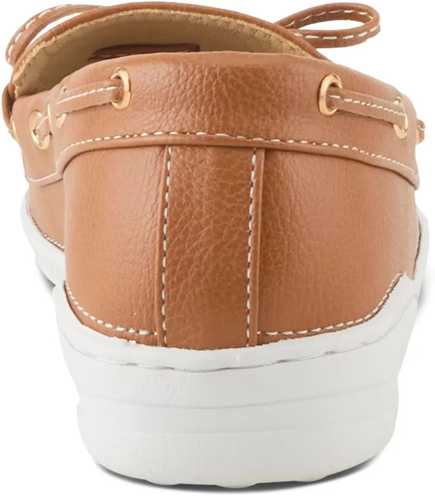 PATRIZIA Women's Wardell Slip-On Boat Shoes – Casual Elegance with Supportive Insole, Lightweight Design