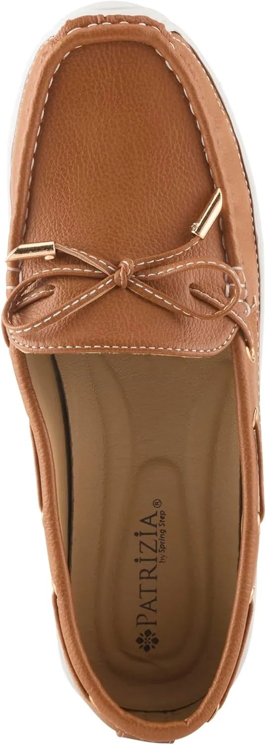 PATRIZIA Women's Wardell Slip-On Boat Shoes – Casual Elegance with Supportive Insole, Lightweight Design